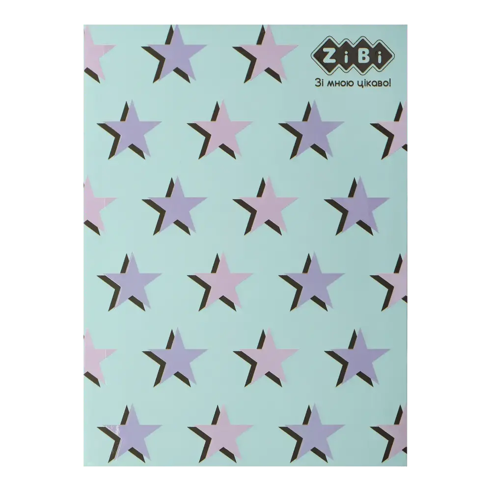 Блокнот Zibi PATTERN А5 64 аркуши в клітинку, синій ZB.12767-02