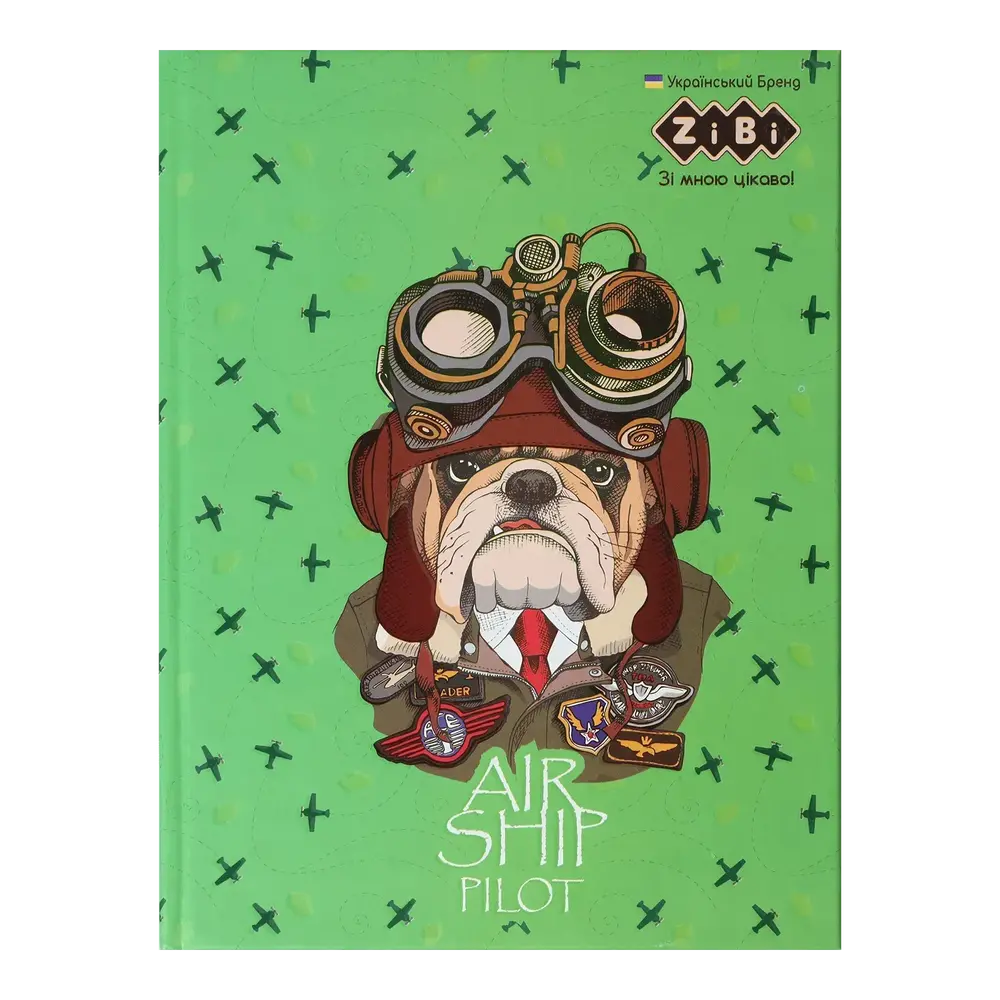 Блокнот Zibi "ANIMALS" А5 64 аркуші в клітинку, зелений ZB.12752-04