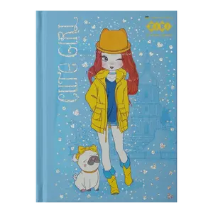 Блокнот Zibi CUTE GIRL А6 64 аркуши в клітинку, жовтий ZB.12715-08