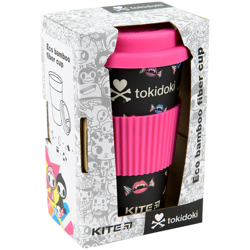 Стакан з бамбука у коробці Kite tokidoki TK22-311, 440 мл. Фото 4