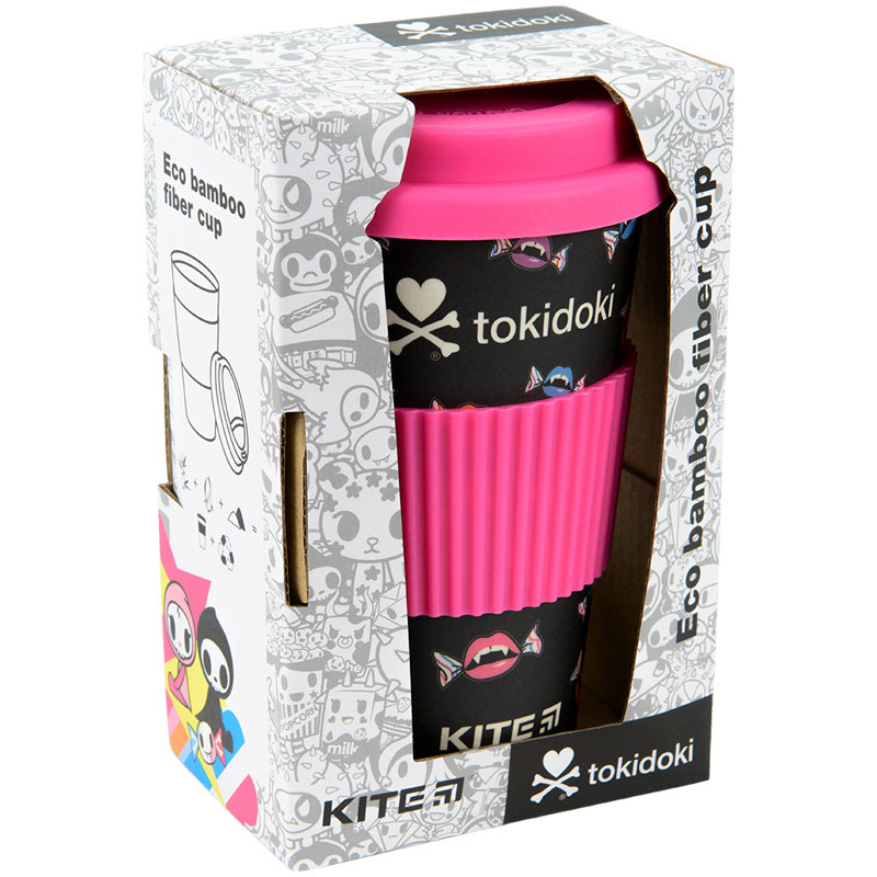 Стакан з бамбука у коробці Kite tokidoki TK22-311, 440 мл. Фото 2