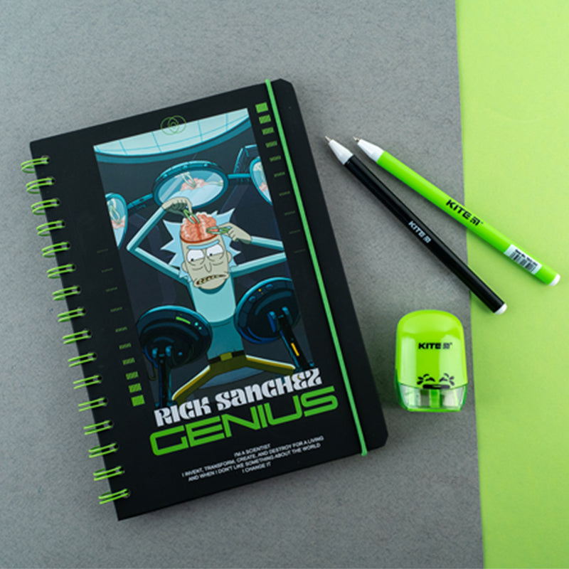 Блокнот на спіралі Rick and Morty RM24-190, A5, 80 аркушів, клітинка. Фото 4