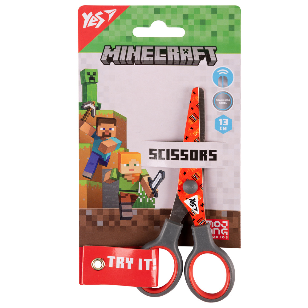 Ножиці Yes Minecraft 13 см з принтом на лезі 480424