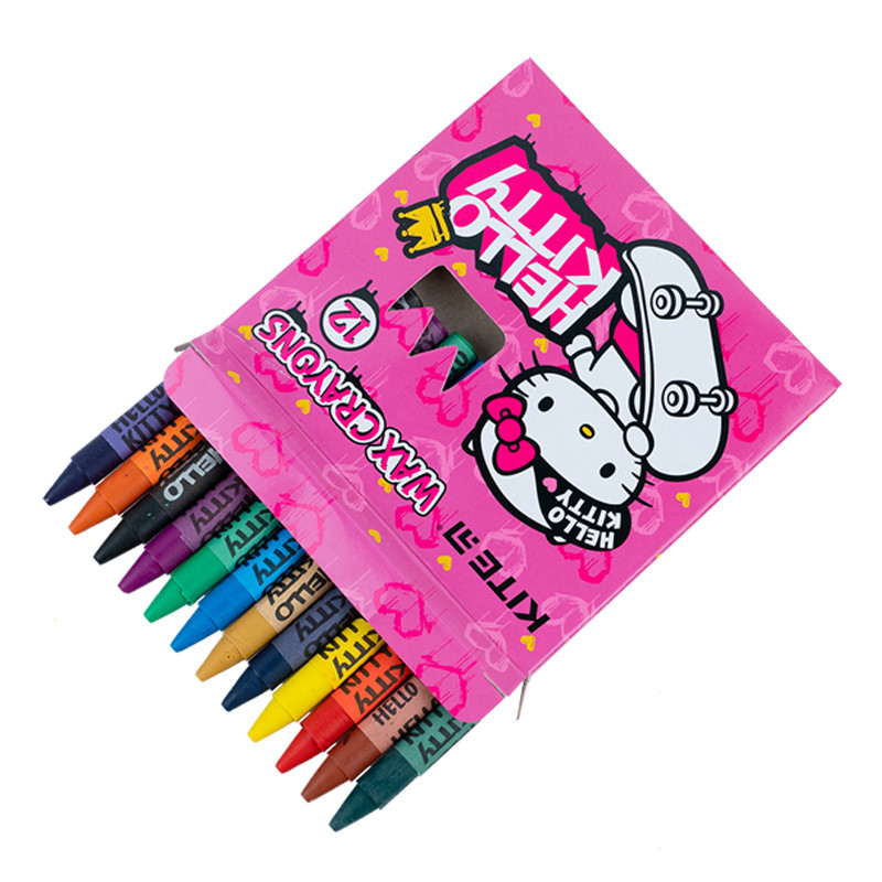 Крейда воскова Kite Hello Kitty 12 кольорів HK21-070. Фото 2