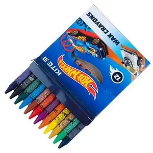Крейда воскова Kite Hot Wheels HW21-070, 12 кольорів. Фото 2