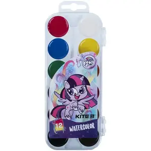 Фарби акварельні Kite My Little Pony 12 кольорів LP21-061