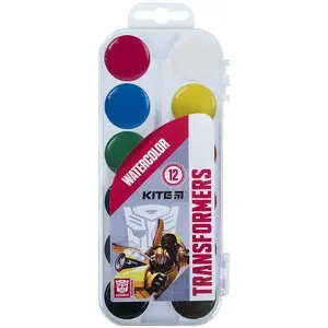 Фарби акварельні Kite Transformers 12 кольорів TF21-061