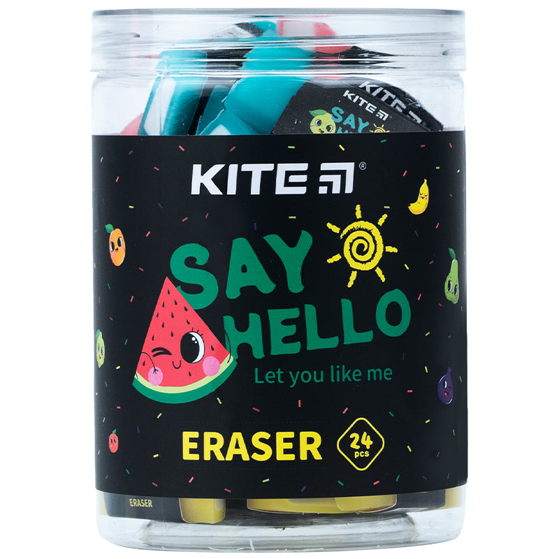 Гумка кольорова Kite Juicy K21-373, асорті