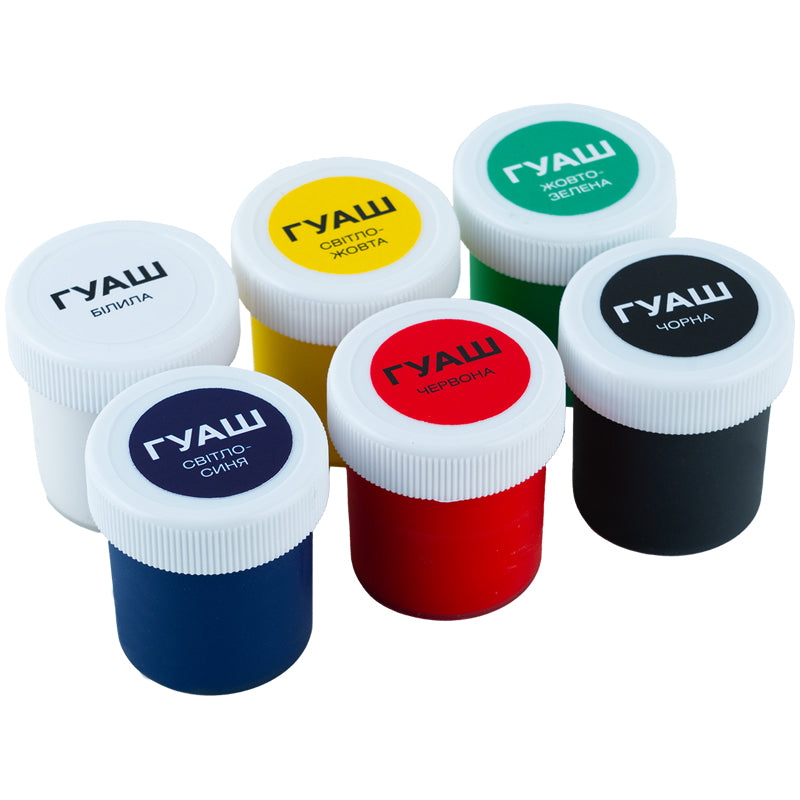 Гуаш Kite Classic 6 кольорів K-062. Фото 4