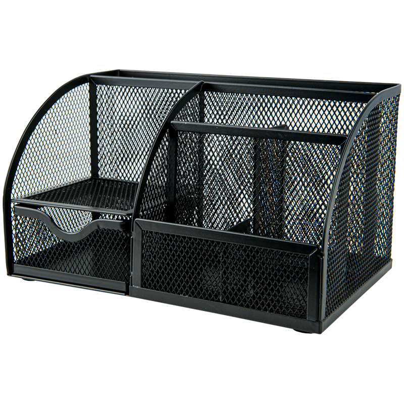 Підставка-органайзер Axent 2125-01-A, 220x140x130 мм, металева, чорна