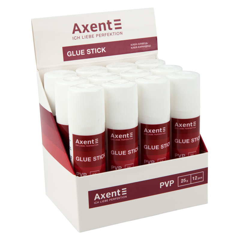 Клей-олівець PVP Axent 7113-A 25г (12 шт). Фото 2