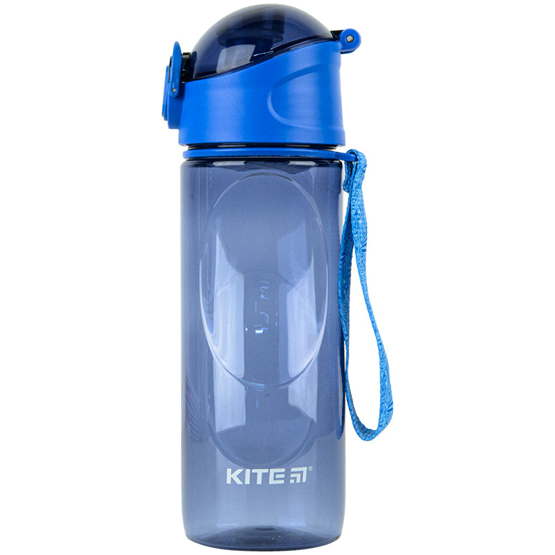 Пляшечка для води Kite K22-400-02, 530 мл, синя