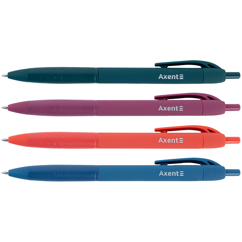 Ручка кулькова автоматична Axent Earth Colors AB1097-02-A, 0.7 мм, синя. Фото 2