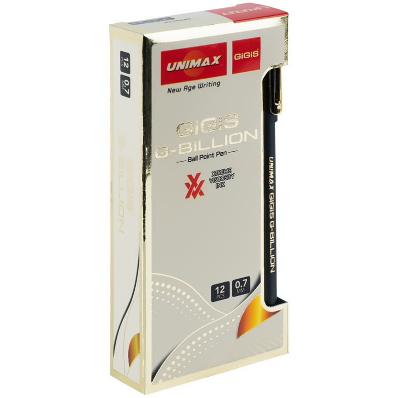Ручка кулькова Unimax Ultron G-BILLION 2х, синя UX-151-02. Фото 3