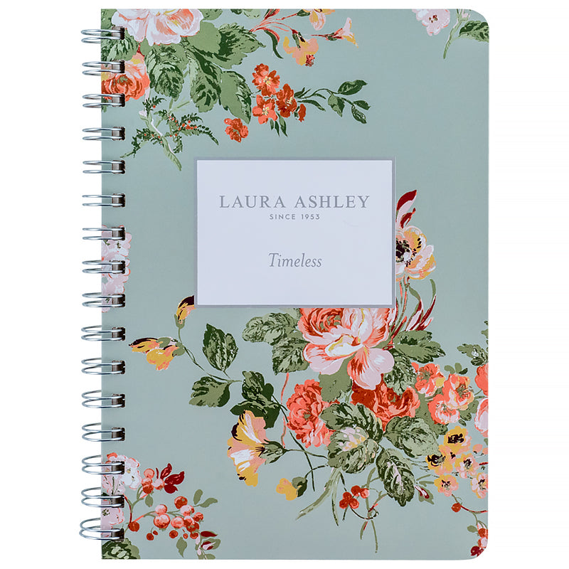 Блокнот на спiралi Axent Laura Ashley, Timeless 8470-4-A-LA, А5, 80 аркушів, клітинка, тверда обкладинка