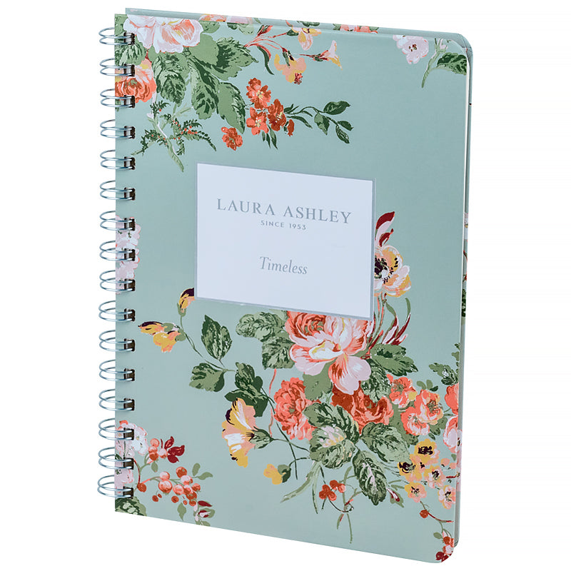 Блокнот на спiралi Axent Laura Ashley, Timeless 8470-4-A-LA, А5, 80 аркушів, клітинка, тверда обкладинка. Фото 2