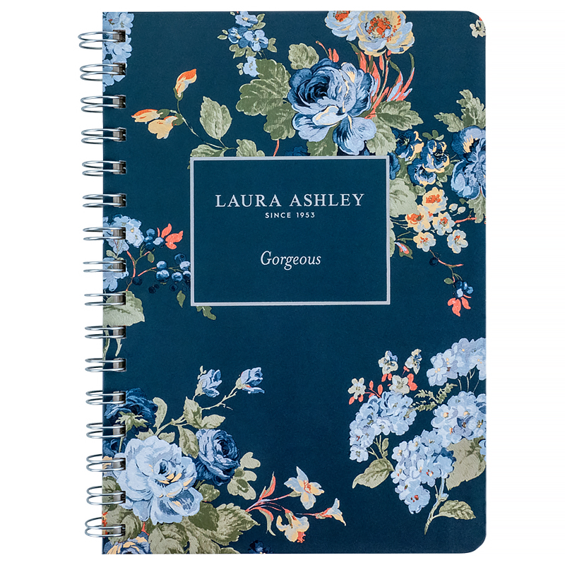 Блокнот на спiралi Axent Laura Ashley, Gorgeous 8470-5-A-LA, А5, 80 аркушів, клітинка, тверда обкладинка