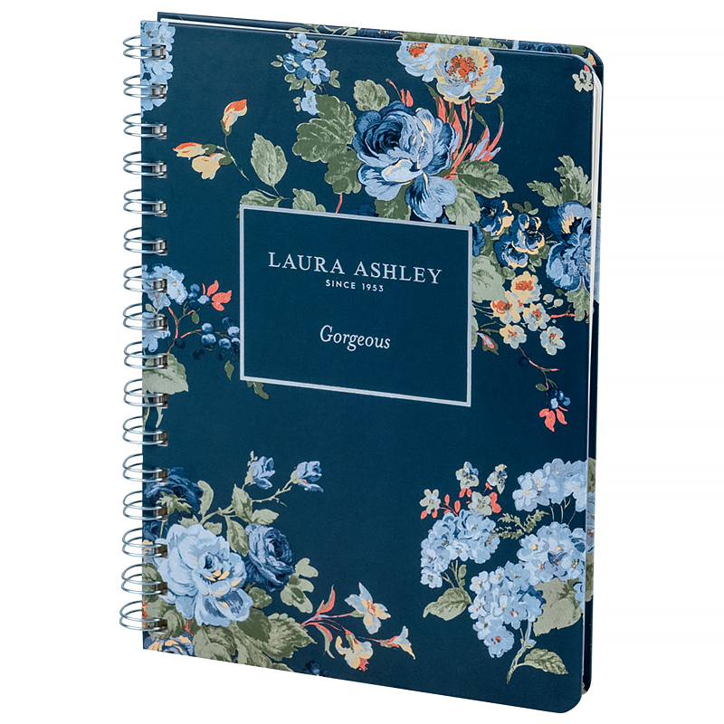 Блокнот на спiралi Axent Laura Ashley, Gorgeous 8470-5-A-LA, А5, 80 аркушів, клітинка, тверда обкладинка. Фото 2