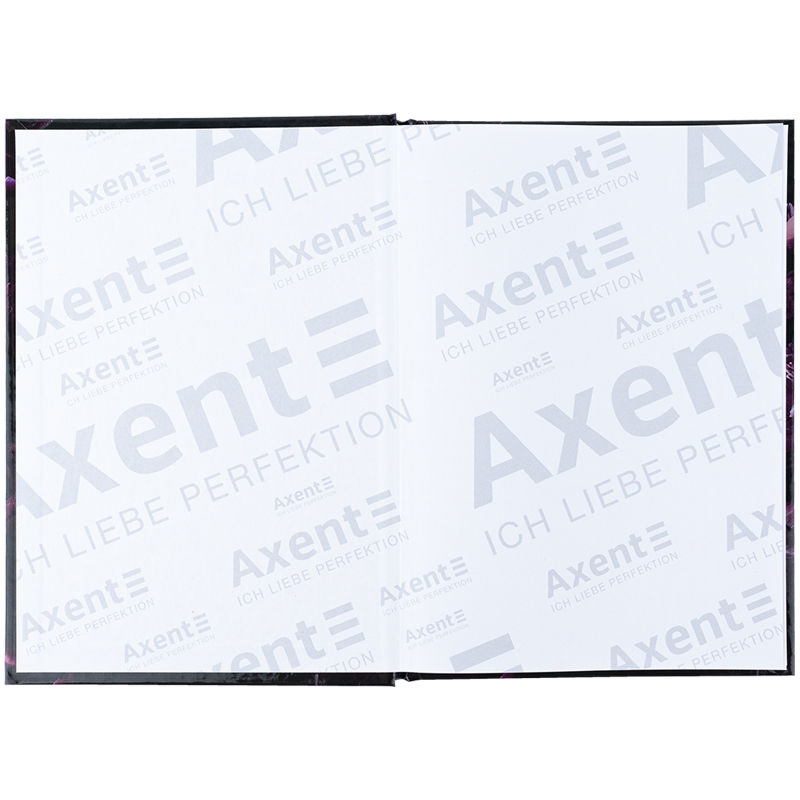 Книга записна Axent Purple fleur 8459-2-A, А5, 96 аркушів, клітинка, тверда обкладинка. Фото 3