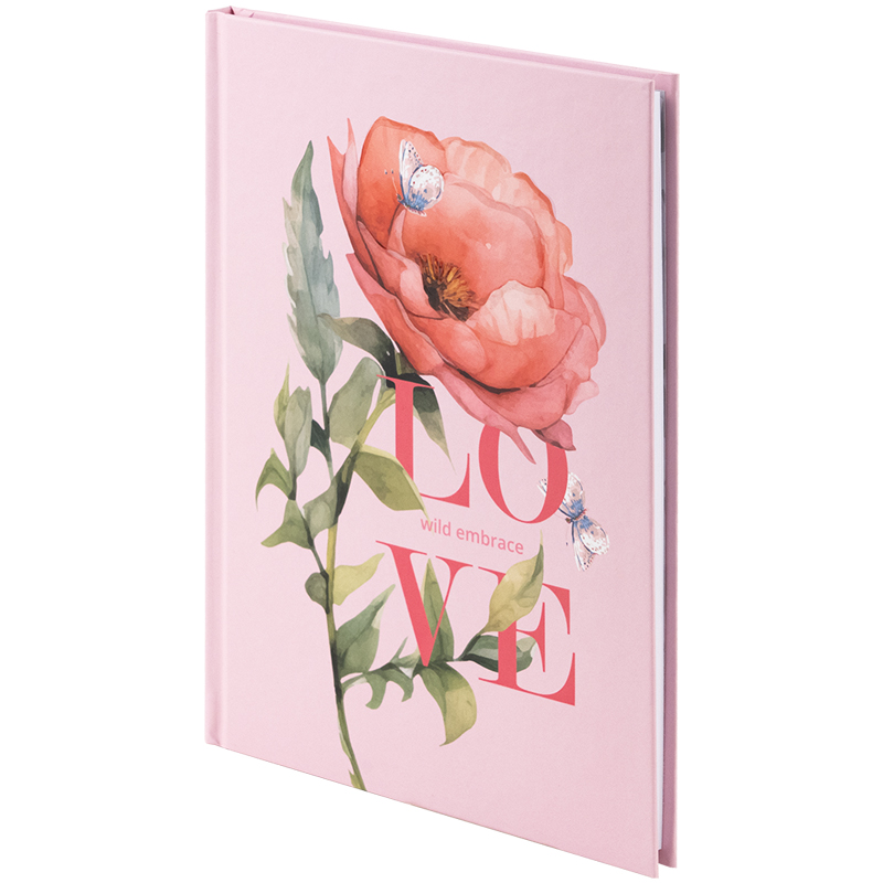 Книга записна Axent Love 8459-6-A, А5, 96 аркушів, клітинка, тверда обкладинка. Фото 2