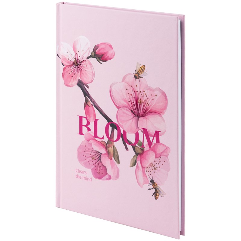 Книга записна Axent Bloom 8459-8-A, А5, 96 аркушів, клітинка, тверда обкладинка. Фото 2