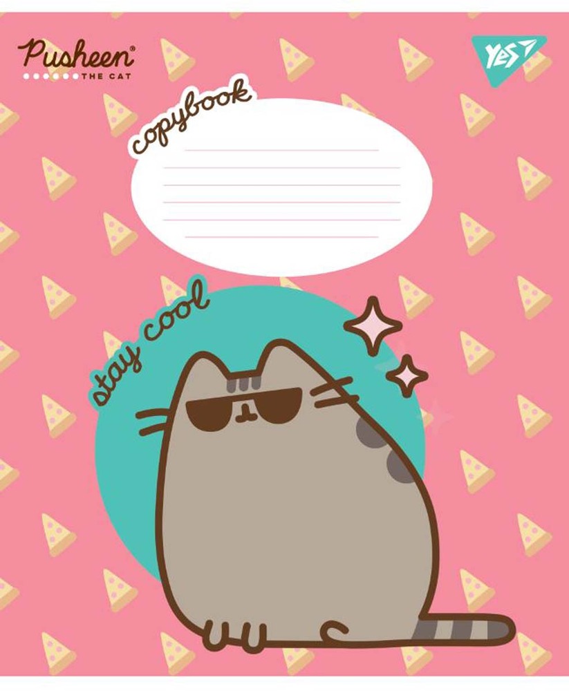 Зошит шкільний YES Pusheen 12 аркушів коса лінія 766275. Фото 3
