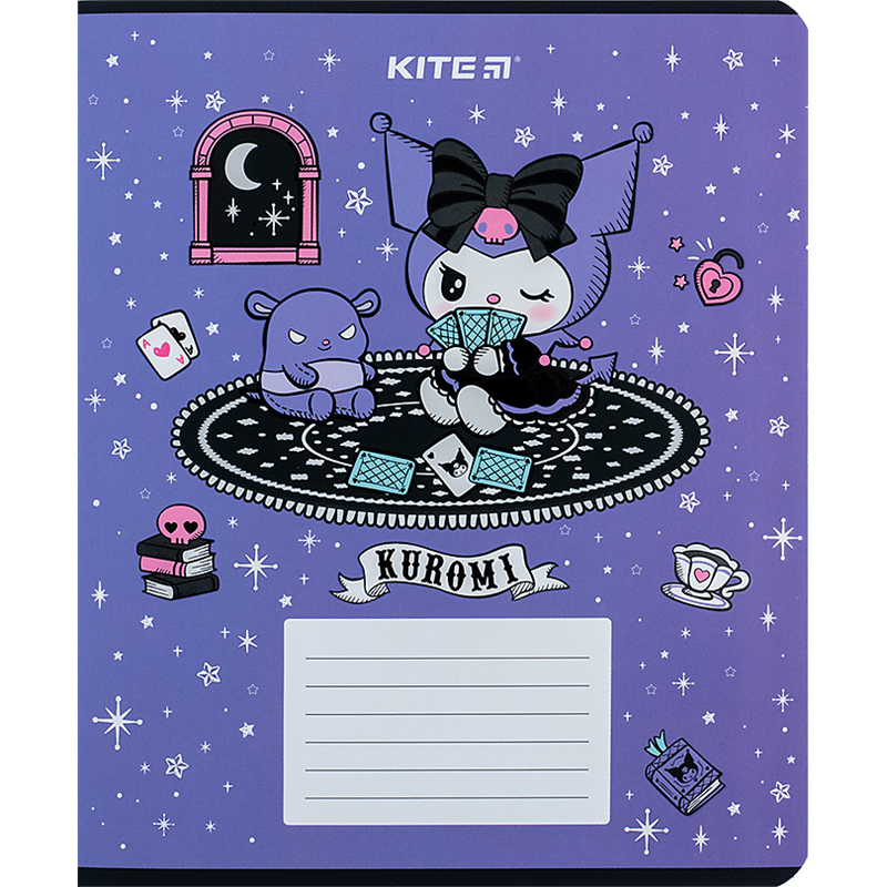 Зошит шкільний Kite Kuromi 18 аркушів, клітинка HK24-236. Фото 8
