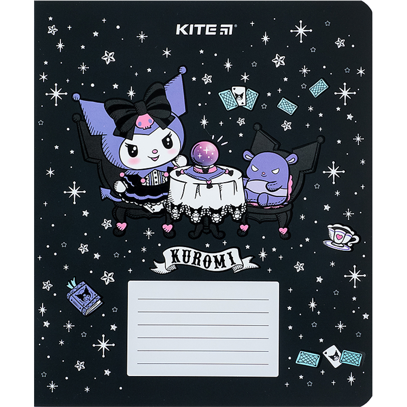 Зошит шкільний Kite Kuromi 18 аркушів, клітинка HK24-236. Фото 4