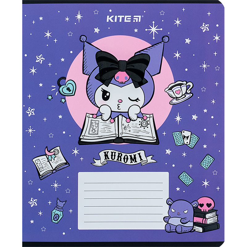 Зошит шкільний Kite Kuromi 18 аркушів, клітинка HK24-236. Фото 6