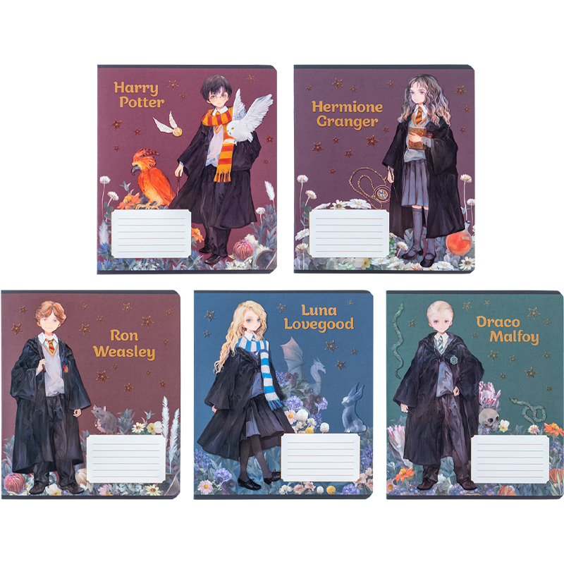 Зошит шкільний Kite Harry Potter 18 аркушів, клітинка HP24-236