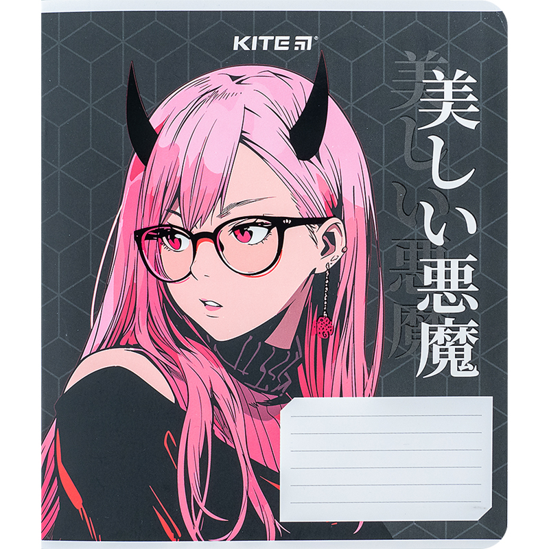 Зошит шкільний Kite Anime K24-236-2, 18 аркушів, клітинка. Фото 15