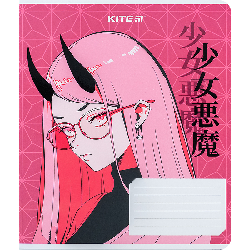 Зошит шкільний Kite Anime K24-236-2, 18 аркушів, клітинка. Фото 6
