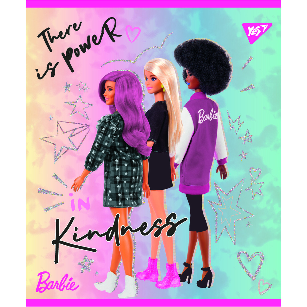 Зошит шкільний Yes Barbie 12 аркушів клітинка 766792. Фото 2