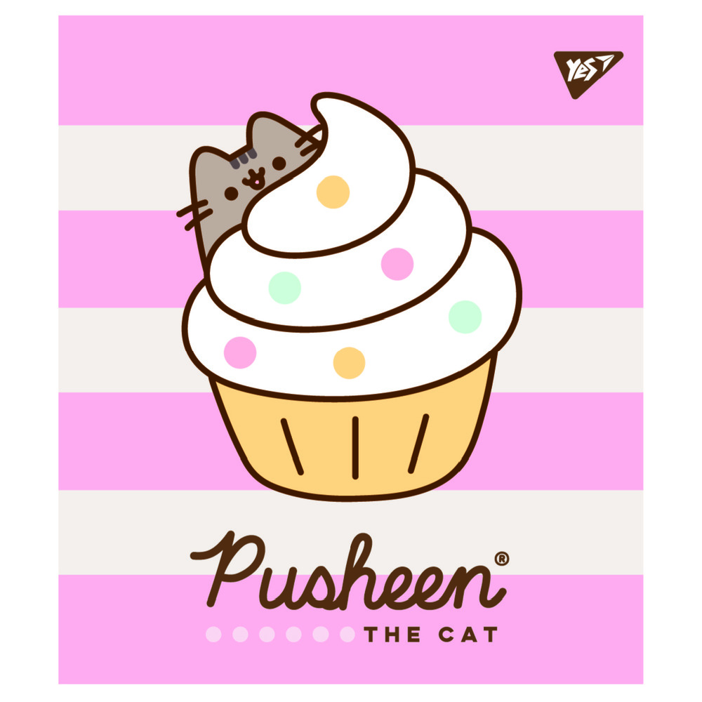 Зошит шкільний Yes Pusheen 12 аркушів клітинка 766797. Фото 4