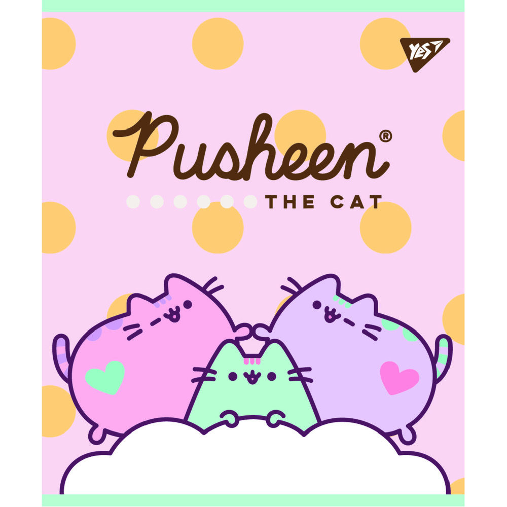 Зошит шкільний Yes Pusheen 12 аркушів клітинка 766797. Фото 2