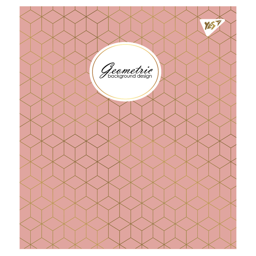 Зошит шкільний YES Geometric А5 48 аркушів клітинка 766876. Фото 2