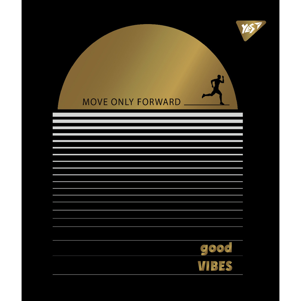 Зошит шкільний YES Good vibes А5 48 аркушів клітинка 766877