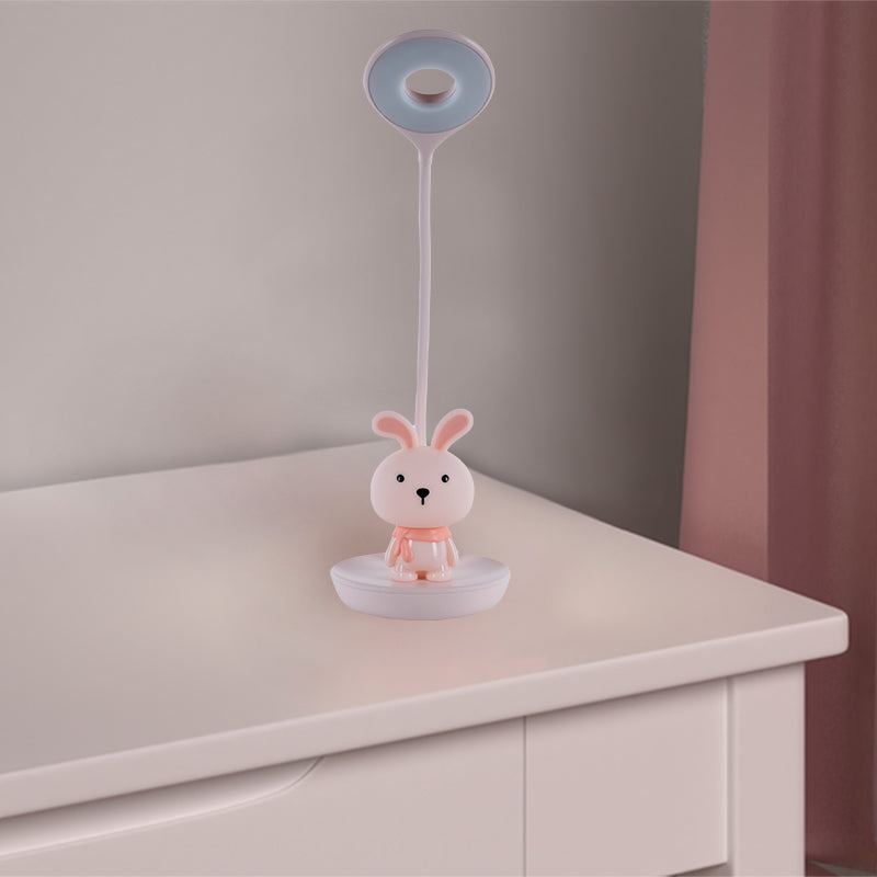 Настільна лампа LED з акумулятором Bunny Kite K24-492-1-2, рожевий. Фото 6