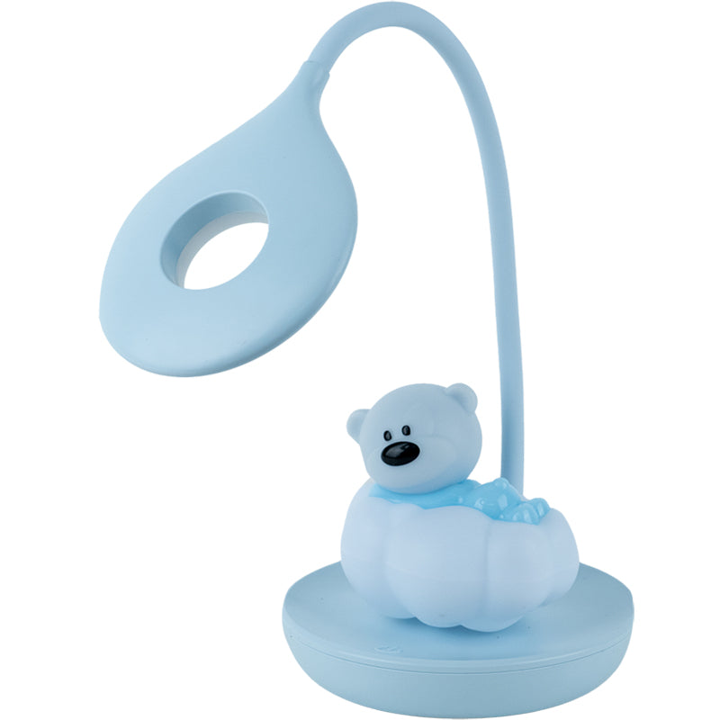 Настільна лампа LED з акумулятором Cloudy Bear Kite K24-493-2-3, блакитний. Фото 3
