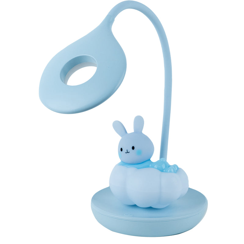 Настільна лампа LED з акумулятором Cloudy Bunny Kite K24-493-1-3, блакитний. Фото 3