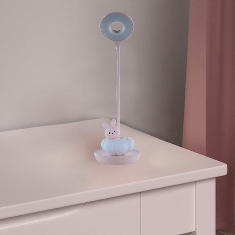 Настільна лампа LED з акумулятором Cloudy Bunny Kite K24-493-1-2, рожевий. Фото 6