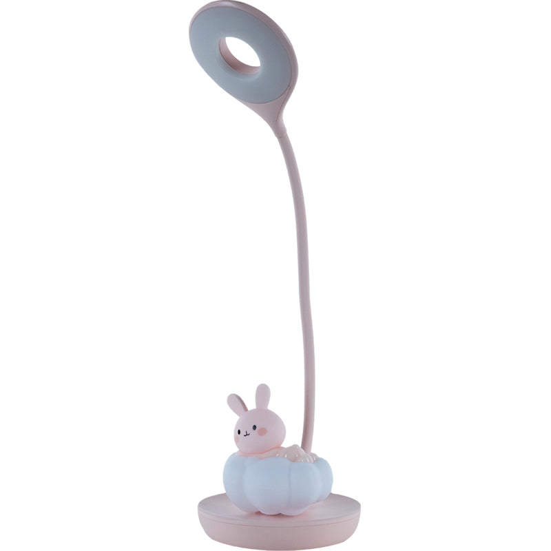 Настільна лампа LED з акумулятором Cloudy Bunny Kite K24-493-1-2, рожевий. Фото 2