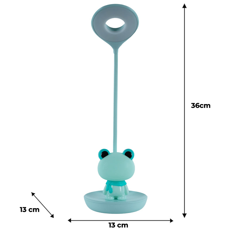 Настільна лампа LED з акумулятором Froggy Kite K24-492-3-4, зелений. Фото 7