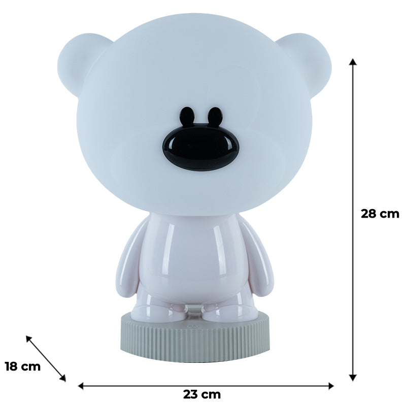 Світильник-нічник LED з акумулятором Bear Kite K24-490-2-1, білий. Фото 6