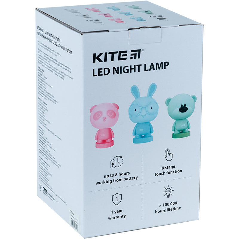 Світильник-нічник LED з акумулятором Bunny Kite K24-490-1-1, білий. Фото 3