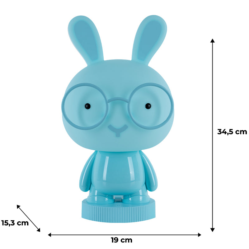 Світильник-нічник LED з акумулятором Bunny Kite K24-490-1-3, блакитний. Фото 6