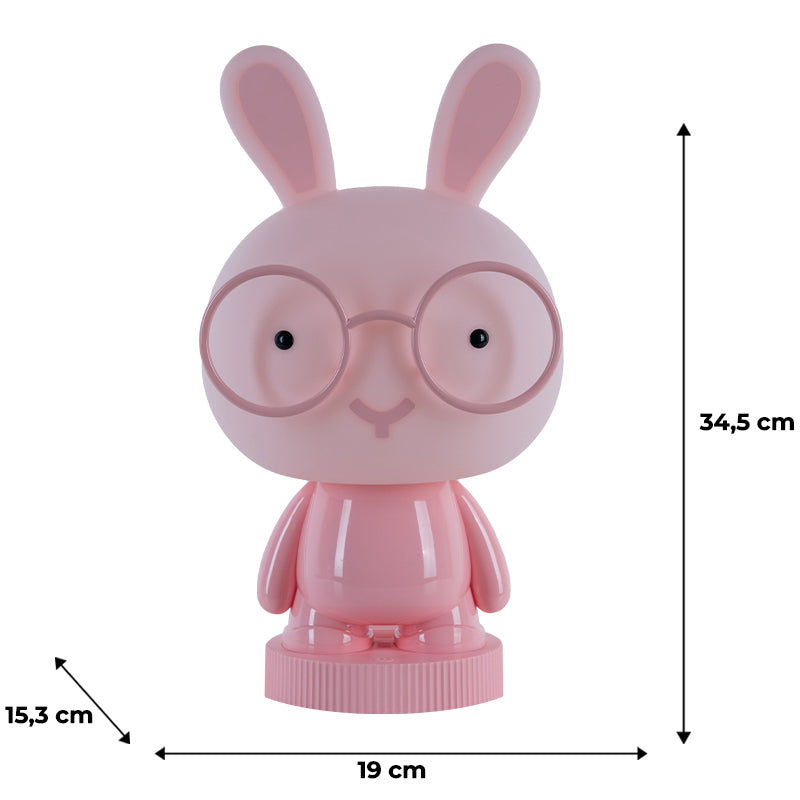 Світильник-нічник LED з акумулятором Bunny Kite K24-490-1-2, рожевий. Фото 6