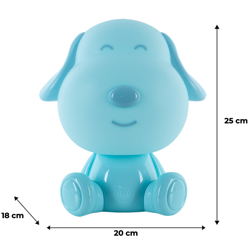 Світильник-нічник LED з акумулятором Doggy Kite K24-491-3-3, блакитний. Фото 6