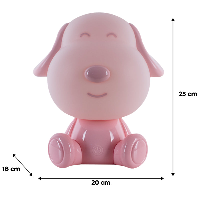 Світильник-нічник LED з акумулятором Doggy Kite K24-491-3-2, рожевий. Фото 6