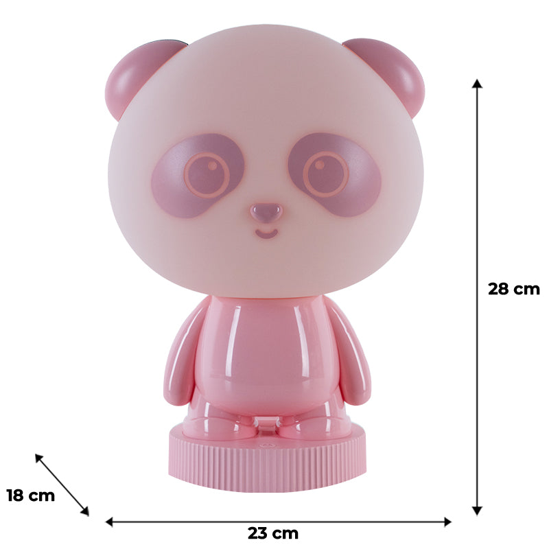 Світильник-нічник LED з акумулятором Panda Kite K24-490-3-2, рожевий. Фото 6